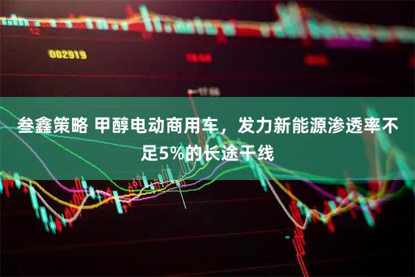 叁鑫策略 甲醇电动商用车，发力新能源渗透率不足5%的长途干线