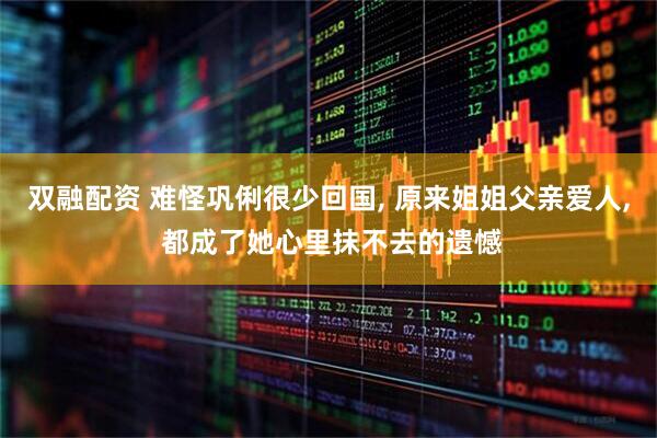 双融配资 难怪巩俐很少回国, 原来姐姐父亲爱人, 都成了她心里抹不去的遗憾
